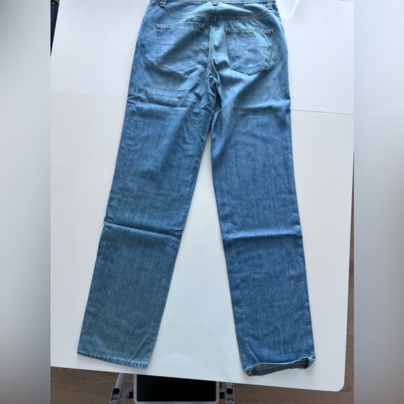 NWT $319 DAILY BLUE by ADRIANO GOLDSCHMIED MOOD relaxed straight jeans 26 - Picture 7 of 9